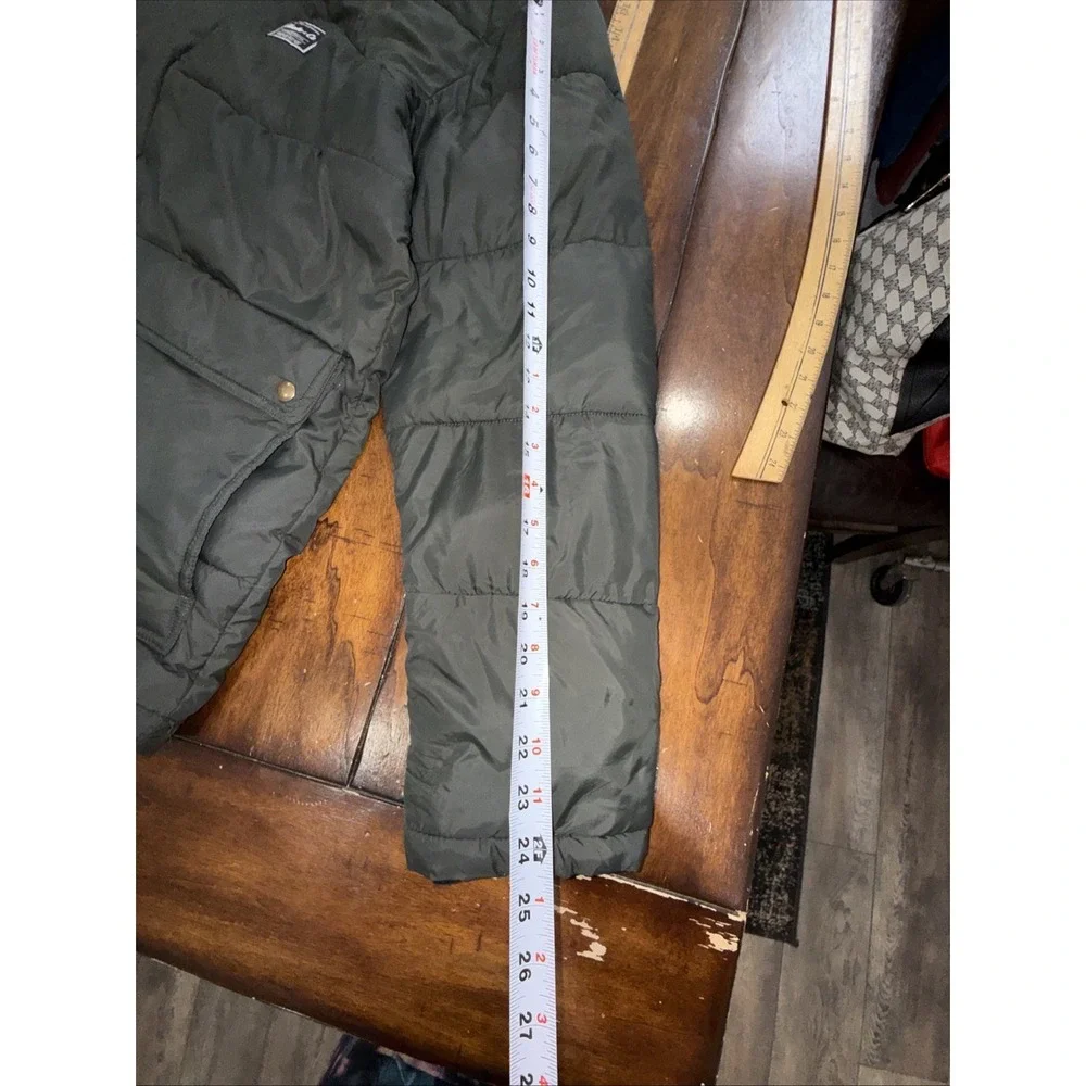 Hawke & Co. Men's Dark Green Hooded Puffer Jacket - Large